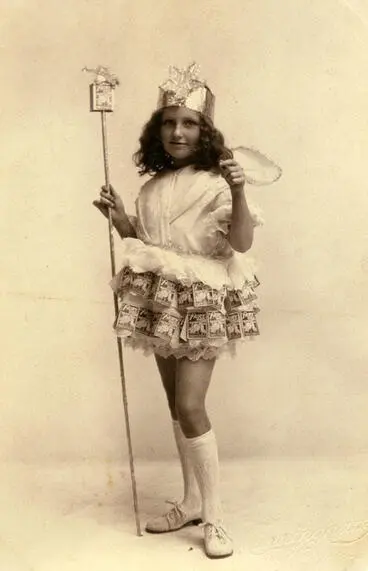 Edna Oliff Pickering in Fairy Wonder Soap costume Image: Edna Oliff Pickering in Fairy Wonder Soap costume