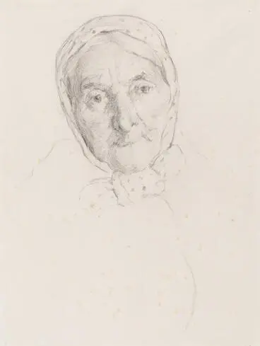 Image: Study of Old Irish Woman
