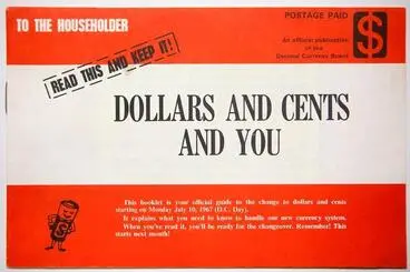 Booklet - Dollars and cents and you Image: Booklet - Dollars and cents and you