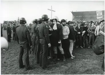 Image: "Confrontation on Centre Field" - 1981 Springbok Tour
