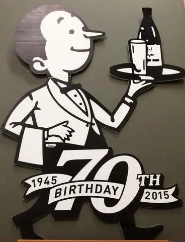 Sign – Willie the Waiter's 70th Birthday Image: Sign – Willie the Waiter's 70th Birthday