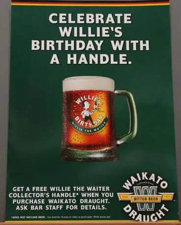Image: Poster – 'Celebrate Willie's Birthday With A Handle'