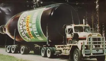 Waikato Draught poster – logging truck Image: Waikato Draught poster – logging truck