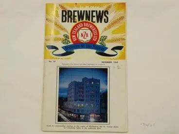 Image: Booklet - Brewnews By NZ Breweries Ltd No 37