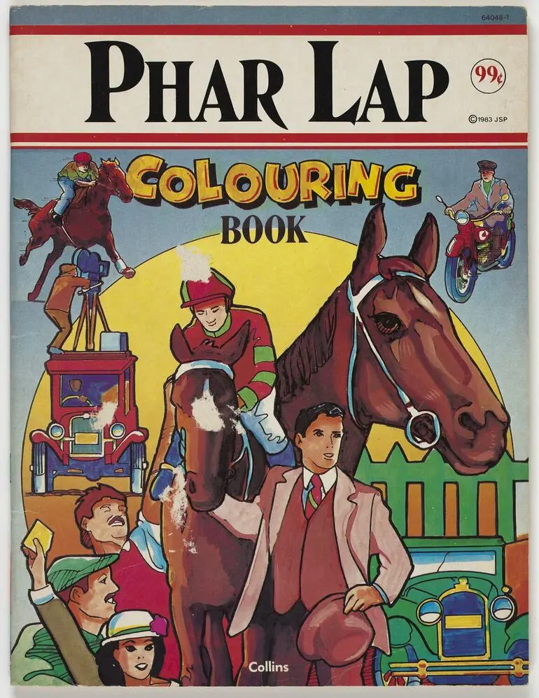 Image: Colouring Book - Budget Books, Phar Lap Motion Picture, 1983