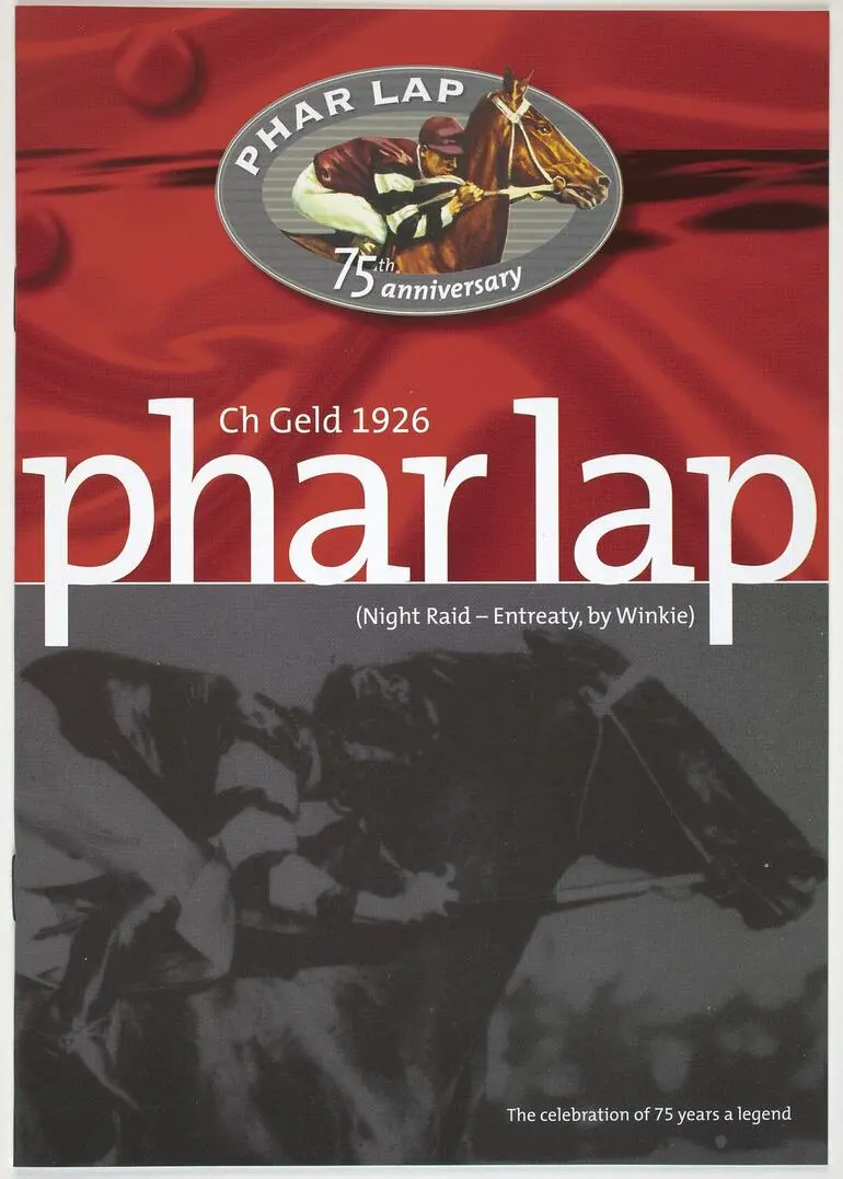 Image: Booklet - Racing Victoria, Phar Lap 75th Anniversary, 2005