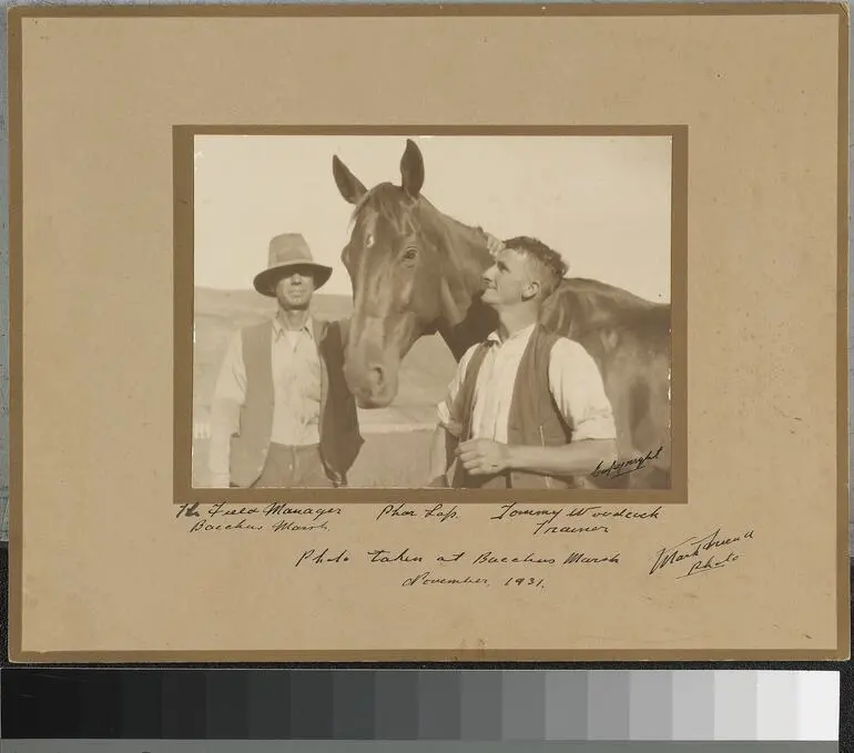 Image: Photograph - Phar Lap & Tommy Woodcock, 1931