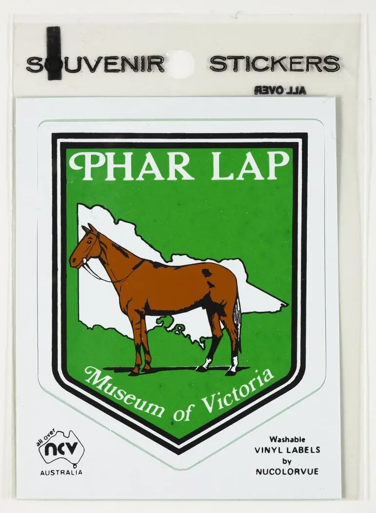 Image: Sticker - Phar Lap, 1986