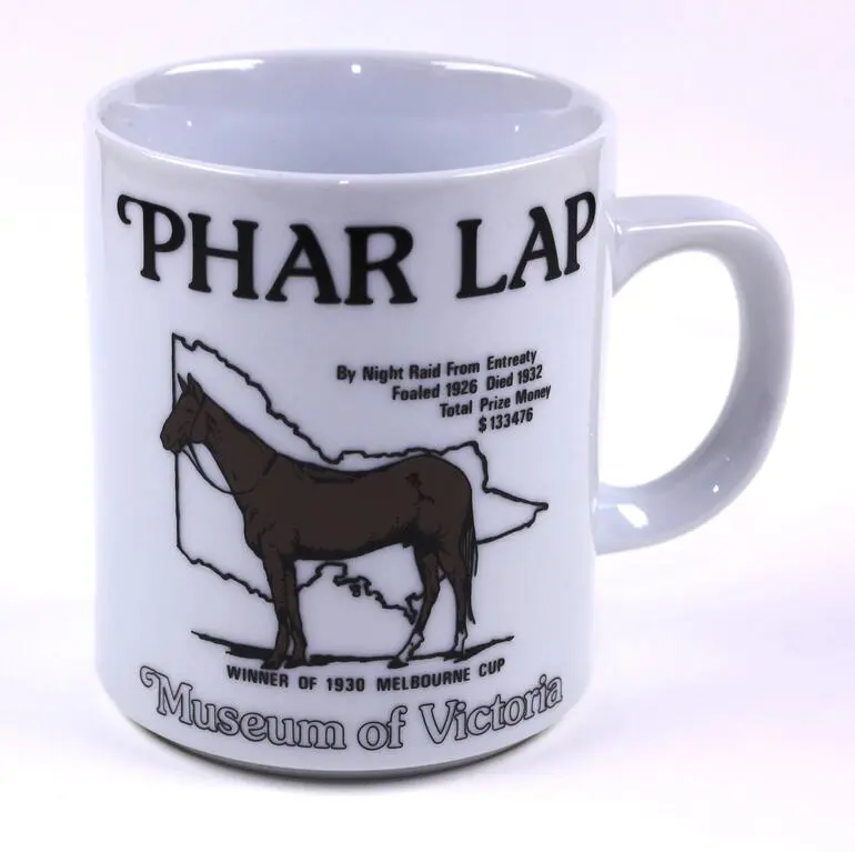 Image: Mug - Phar Lap, Museum of Victoria, 1990s