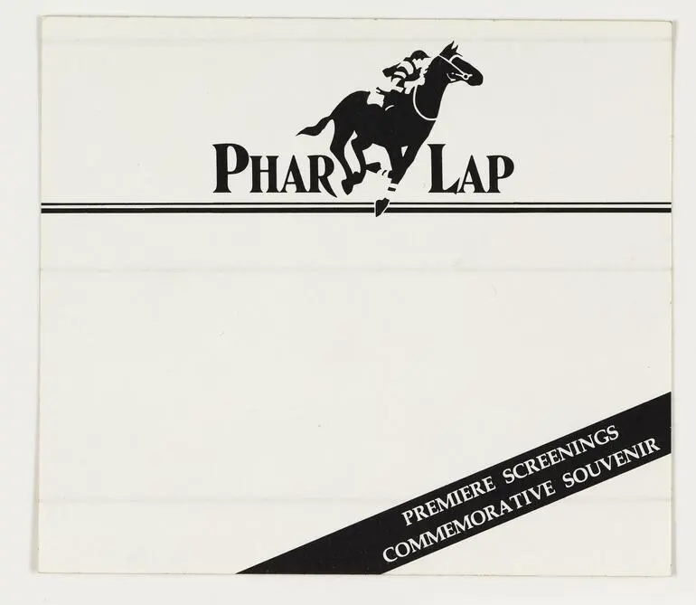 Image: Sticker - Edgley Ventures, Phar Lap Motion Picture World Premiere, 1983