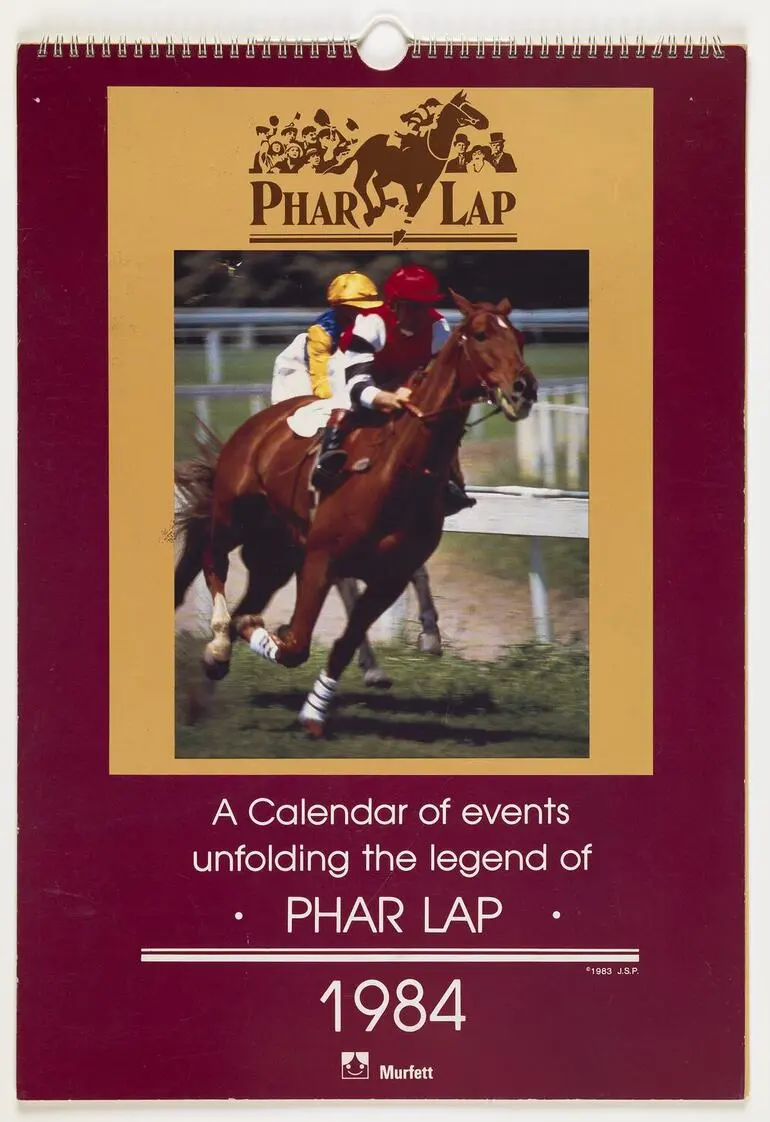 Image: Calendar - Murfett, Phar Lap Motion Picture, 1984