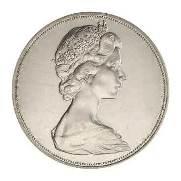 Pattern Coin - 1 Dollar, New Zealand, 1966 Image: Pattern Coin - 1 Dollar, New Zealand, 1966