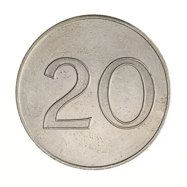 Image: Pattern Coin - 20 Cents, New Zealand, circa 1966