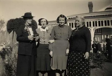 Image: Four Women at the Newton Family Home