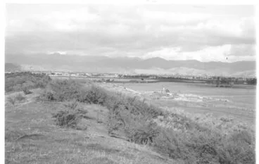 Image: Winiata Cemetery & Levin from Crawford's hill, 1977