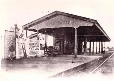 Image: Shannon Railway Station, looking south, c.1920's