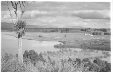 Image: Lake Horowhenua at Hokio Stream source, 1977