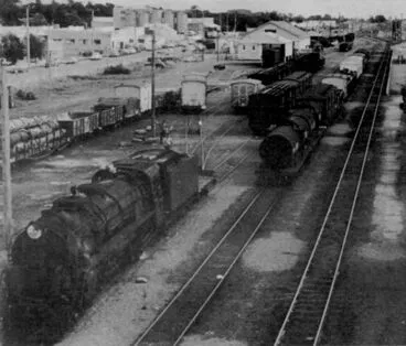 Image: Last working steam train through Levin