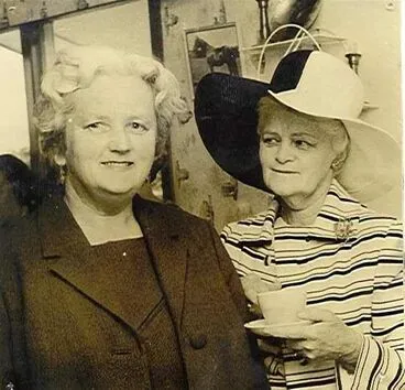 Image: Mrs Aitken and Mrs Yorston, c.1969