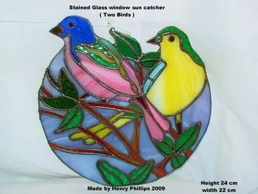 Image: Two Birds sun catcher