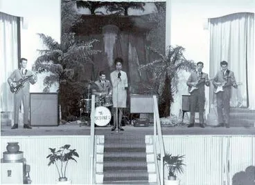 Image: Band "The Pictones" peforming, Electricity Exhibition 1972