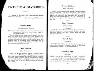 Image: Pages 22 and 23 - Horowhenua Cookery Book