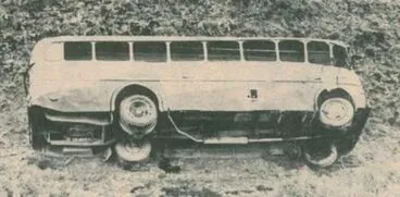 Image: Bus crash at Rata 16 July 1965