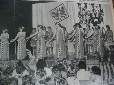 Image: Horowhenua College Kapa-haka group performing.