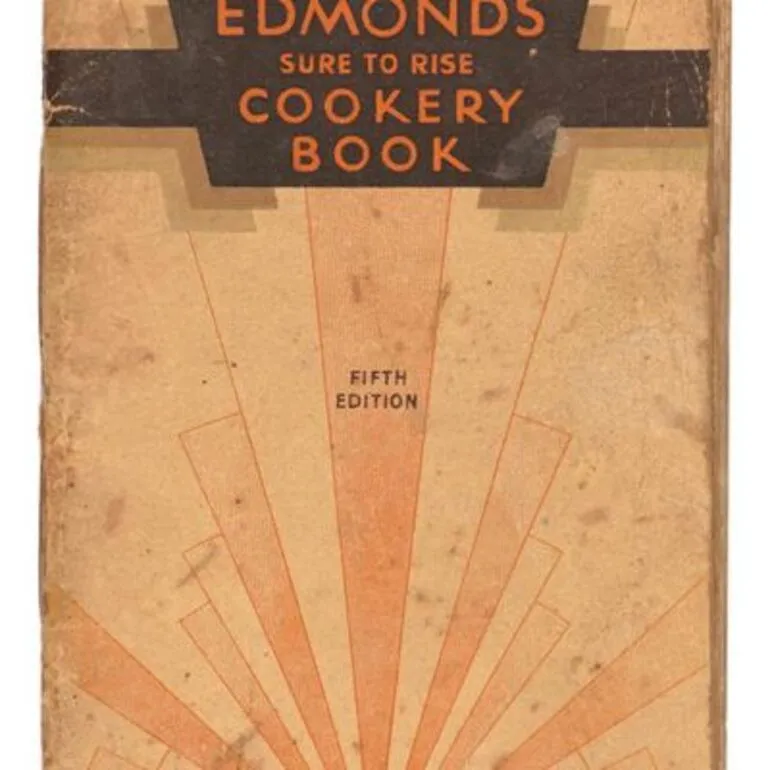 Image: 'Edmonds Sure to Rise Cookery Book' by T J Edmonds Ltd