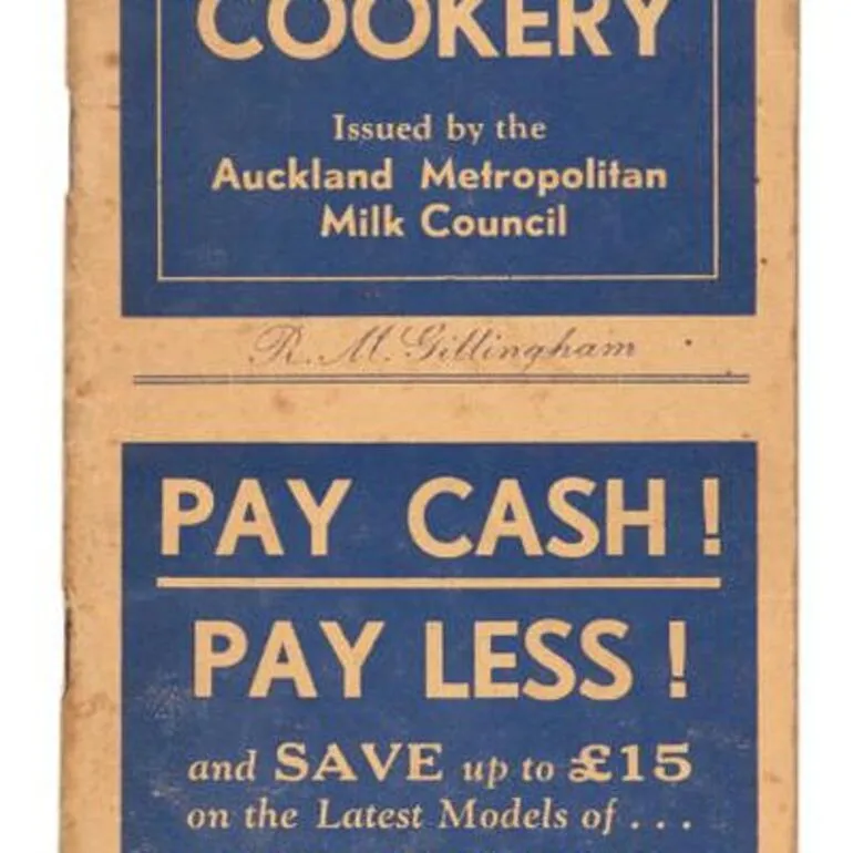 Image: 'Milk in Cookery' booklet