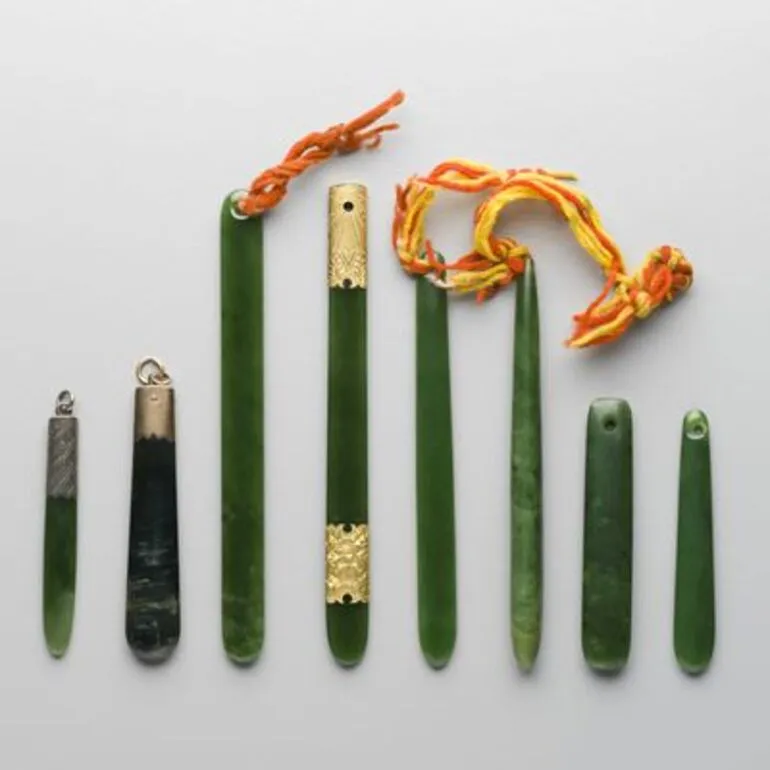 Image: Pounamu pendants from New Zealand
