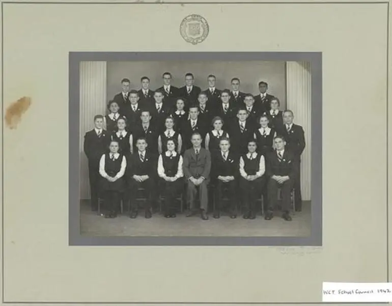 Image: 1942 School Council Wanganui Technical College