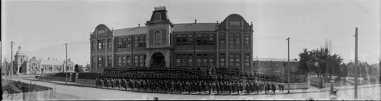 Image: Wanganui Technical College: sometime between 1923 - 1928.