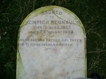 Image: Heinrich Regnault gravestone