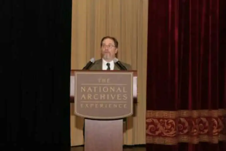 Image: Screening of John Ford's recently discovered "Upstream" with musical accompaniment by pianist Michael Mortilla and violinist-percussionist Nicole Garcia. Brian Meacham, the archivist from the Academy who started negotiations with the New Zealand Film Archive, will introduce the film. October 28, 2010. Public Programs Producer Tom Nastick
