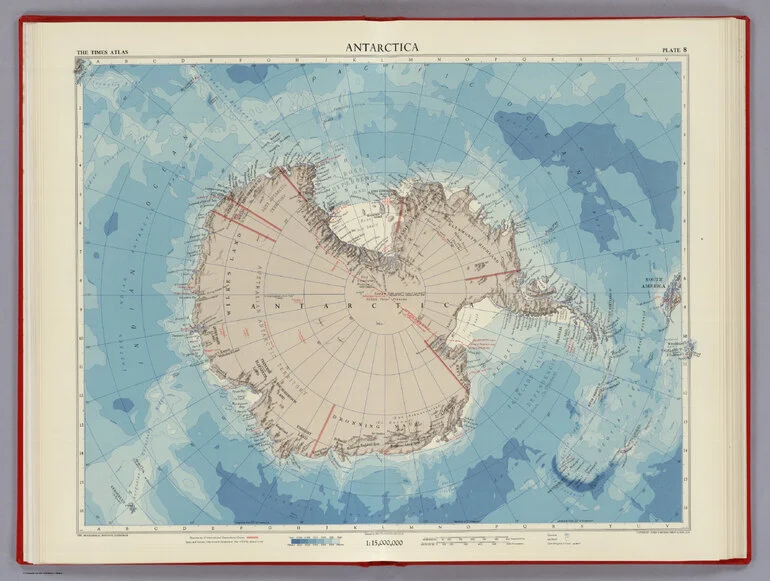 Image: Antarctica. Edited by John Bartholomew, M.C., LL.D. The Geographical Institute Edinburgh. Copyright, John Bartholomew & Son, LTD.