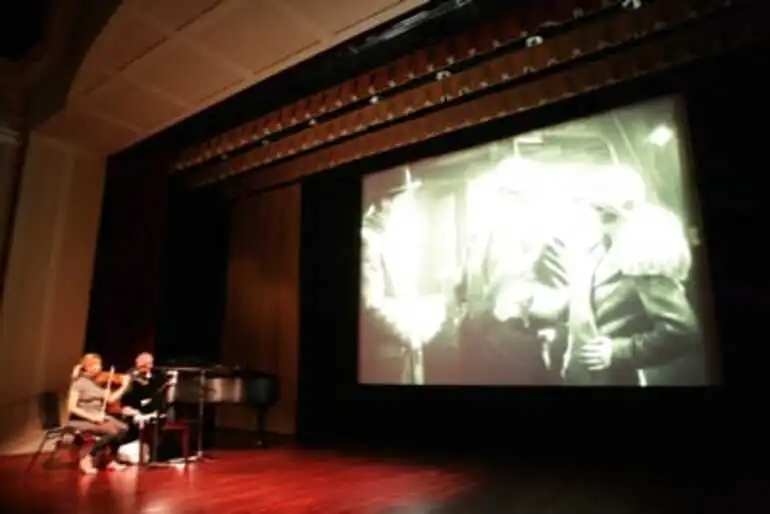 Image: Screening of John Ford's recently discovered "Upstream" with musical accompaniment by pianist Michael Mortilla and violinist-percussionist Nicole Garcia. Brian Meacham, the archivist from the Academy who started negotiations with the New Zealand Film Archive, will introduce the film. October 28, 2010
