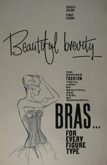 Image: Milne and Choyce advertising poster for corsetry