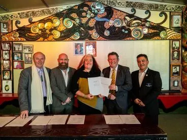 Image: Rangitāne Partnership Agreement Signing