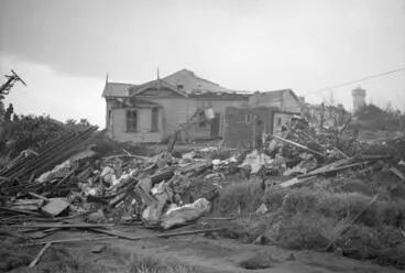 Image: House damaged by Frankton tornado