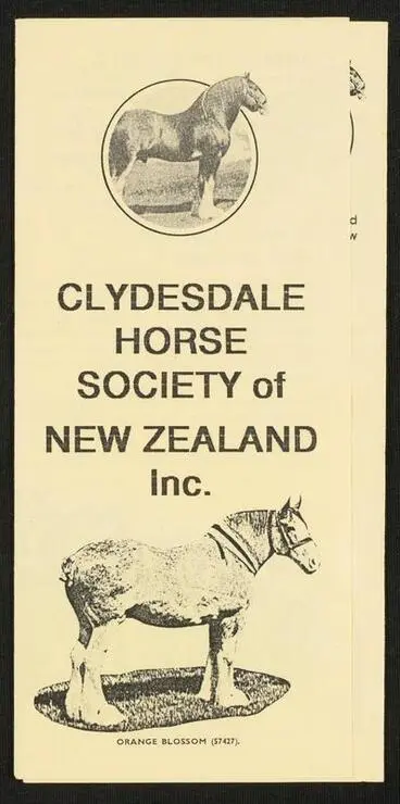 Image: Clydesdale Horse Society of New Zealand Inc