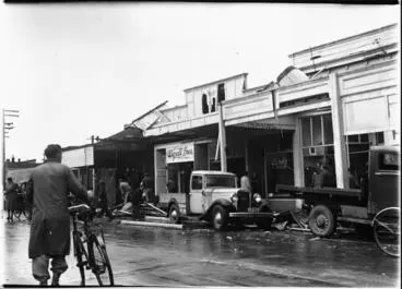 Image: Tornado damaged Frankton stores