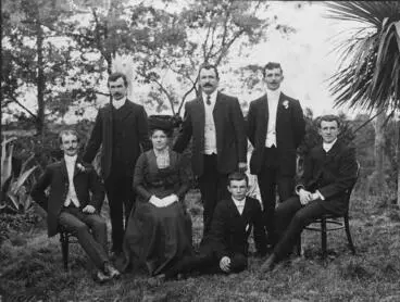 Mrs Charles Innes and family Image: Mrs Charles Innes and family