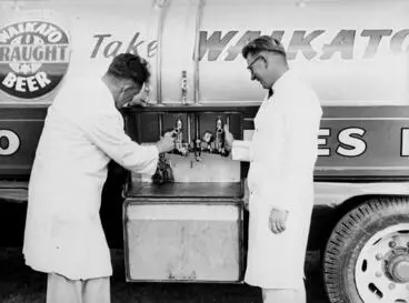 Image: A Waikato Breweries tanker