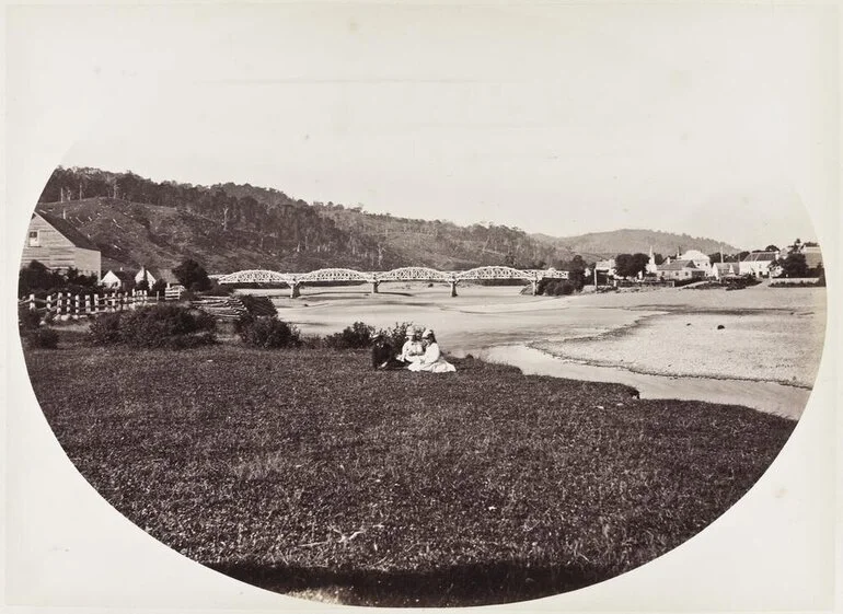Image: The Lower Hutt, River and Bridge