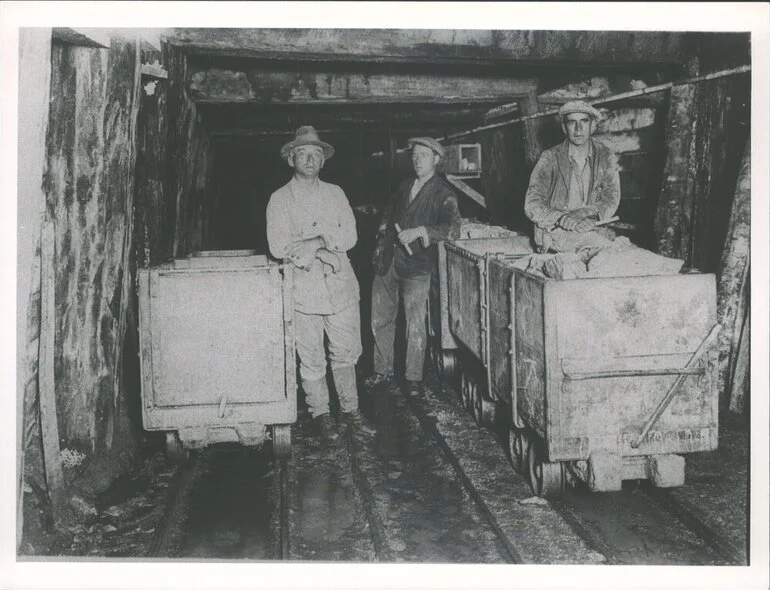 Image: Joseph Divis, and miners