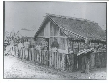 Image: Maori at home, Parihaka