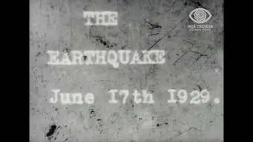 Image: THE EARTHQUAKE JUNE 17TH 1929