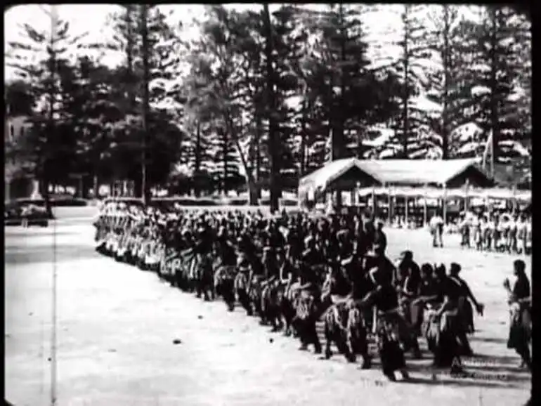 Image: ROYAL VISIT TO THE KINGDOM OF TONGA (1954) (W3471-16BW210)