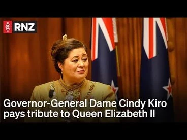 Governor-General Dame Cindy Kiro on Queen Elizabeth II: 'A real symbol of dedication for service' Image: Governor-General Dame Cindy Kiro on Queen Elizabeth II: 'A real symbol of dedication for service'